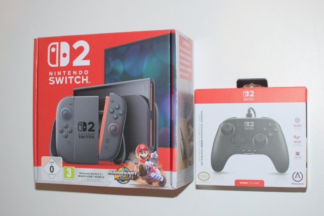 Nintendo Switch 2 et la manette filaire PowerA